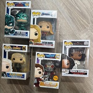 Funko Pop Marvel and Guardians Collection